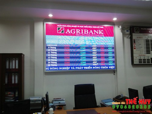 Màn hình led TỶ GIÁ NGÂN HÀNG AGRIBANK PHÚ NHUẬN