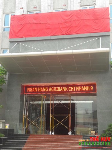 Thi công bảng điện tử NGÂN HÀNG AGRIBANK Q 9