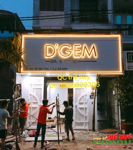 BẢNG HIỆU SPA DGEM