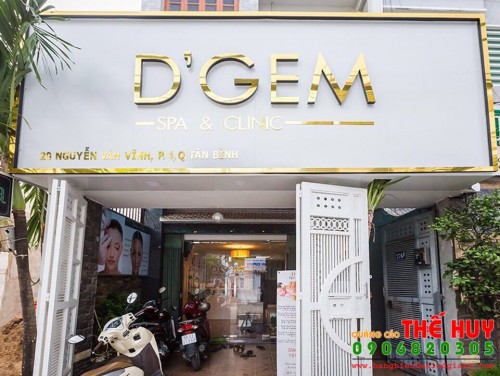 BẢNG HIỆU SPA D'GEM