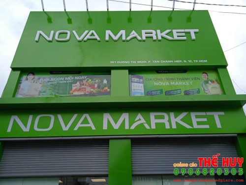 BẢNG HIỆU ĐẸP NOVA MARKET