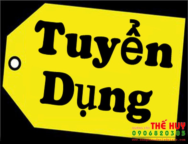 Cần tuyển nhân viên quảng cáo tại Thế Huy