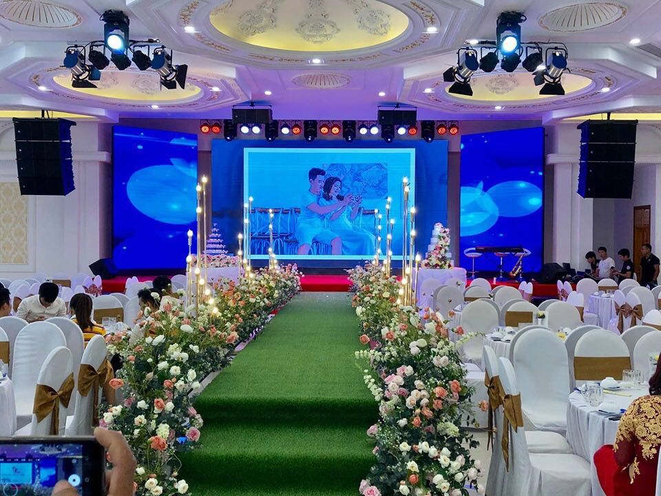 Màn hình led sân khấu tiệc cưới Đồng Nai